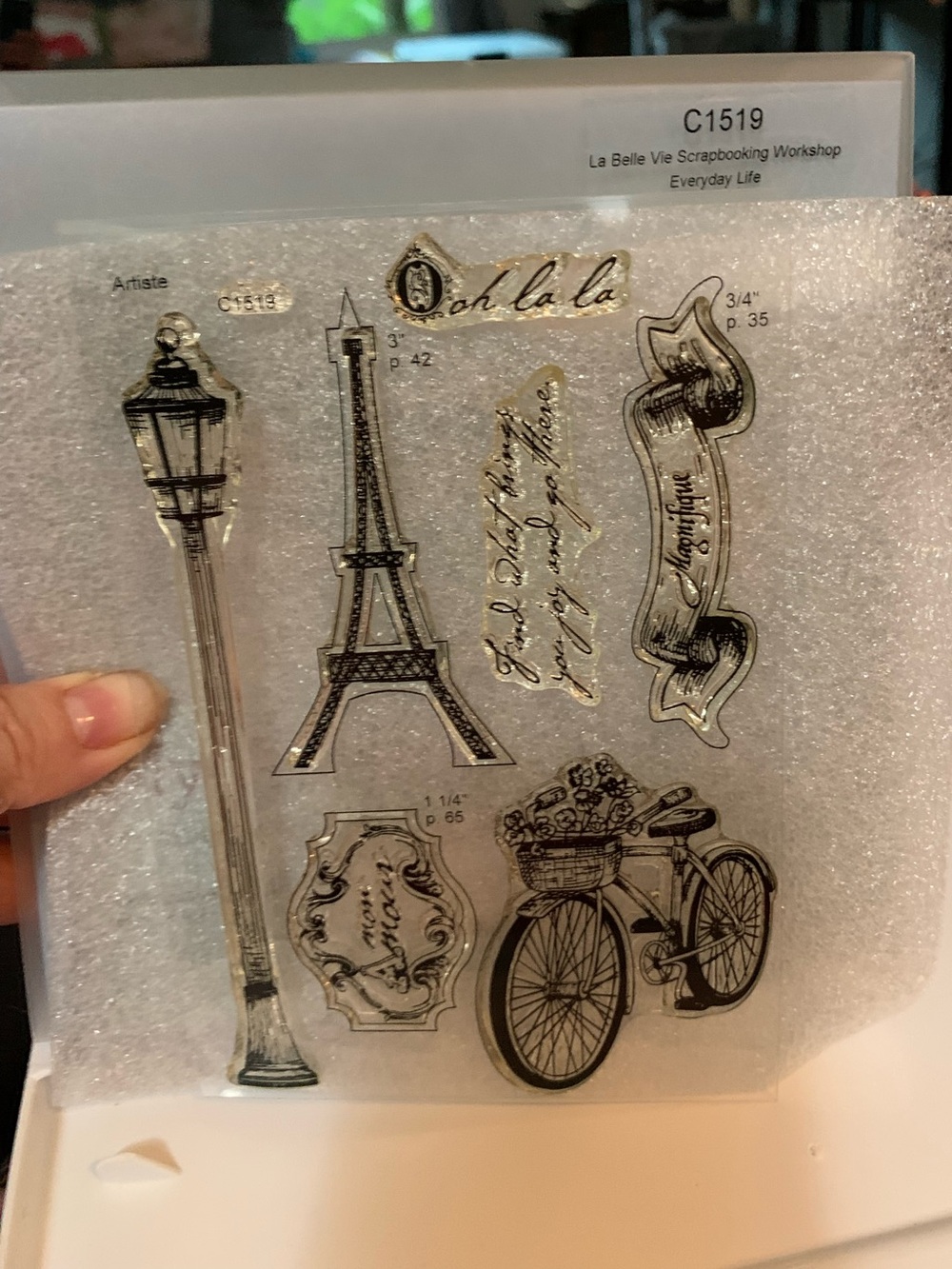 Close To My Heart ❤️ La Belle Vie Clear Stamp Set